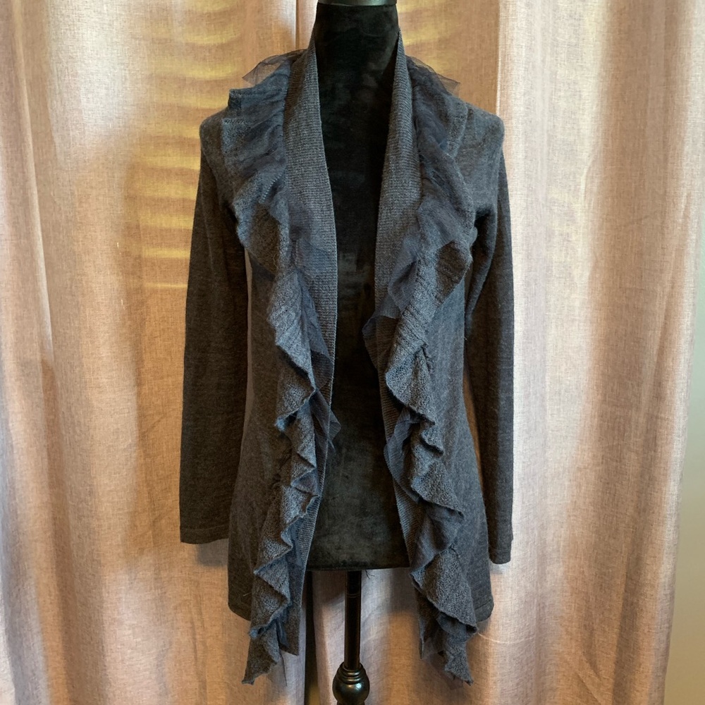 Avellini 100% merino wool cardigan